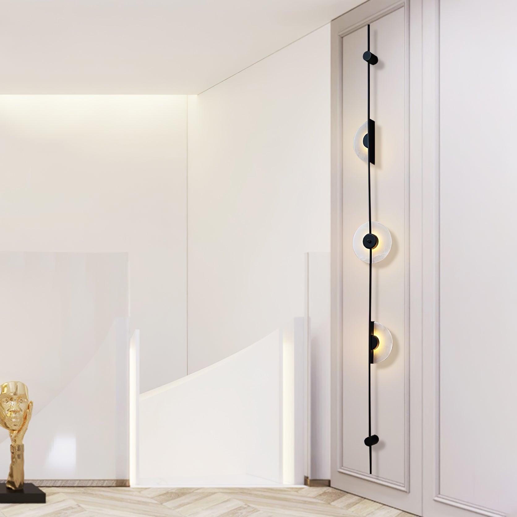 Edria Minimalist Alabaster Wall Light - Blowlighting
