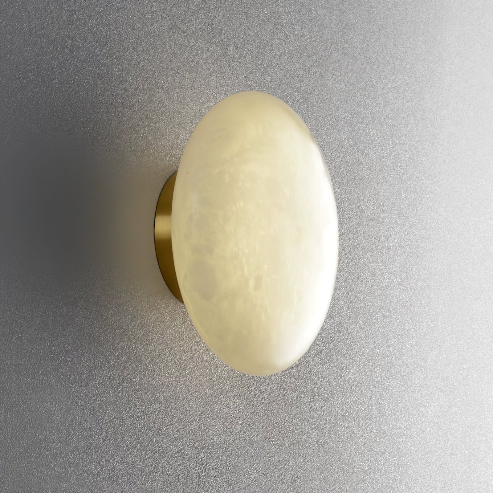 Vanorara Minimalist Alabaster Flush Mount Light - Blowlighting
