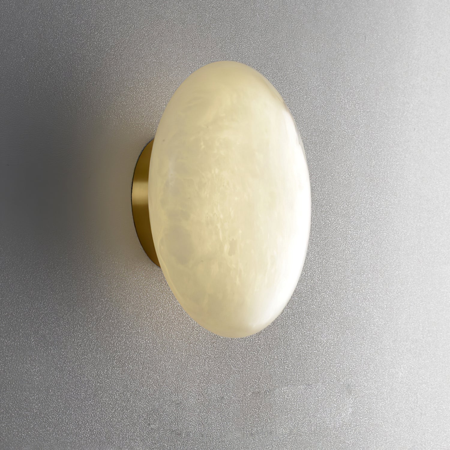 Vanorara Minimalist Alabaster Flush Mount Light - Blowlighting