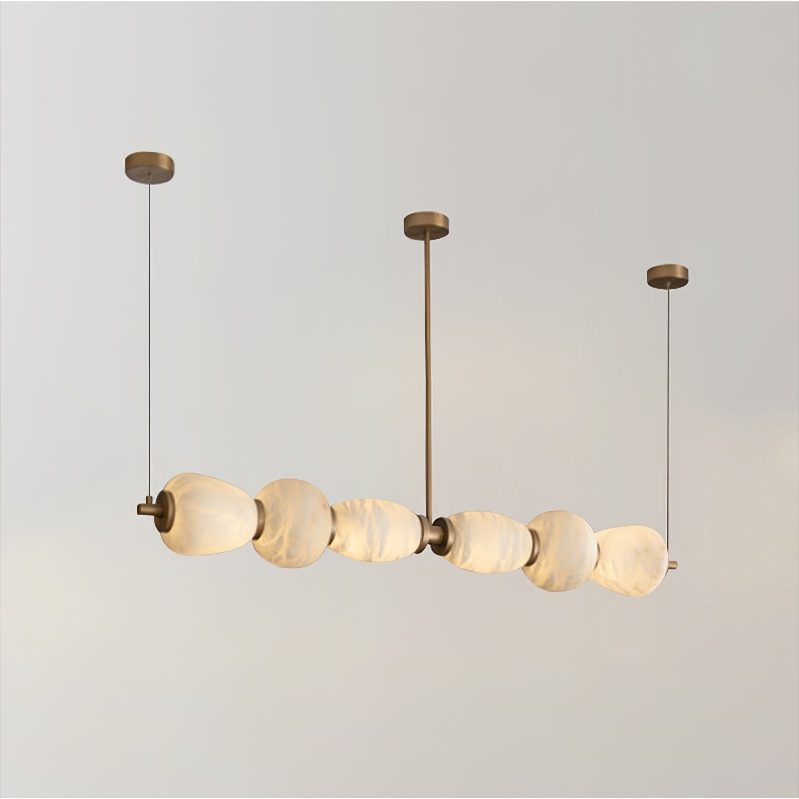 Cyrilla Alabaster Linear Pendant Light - Blowlighting