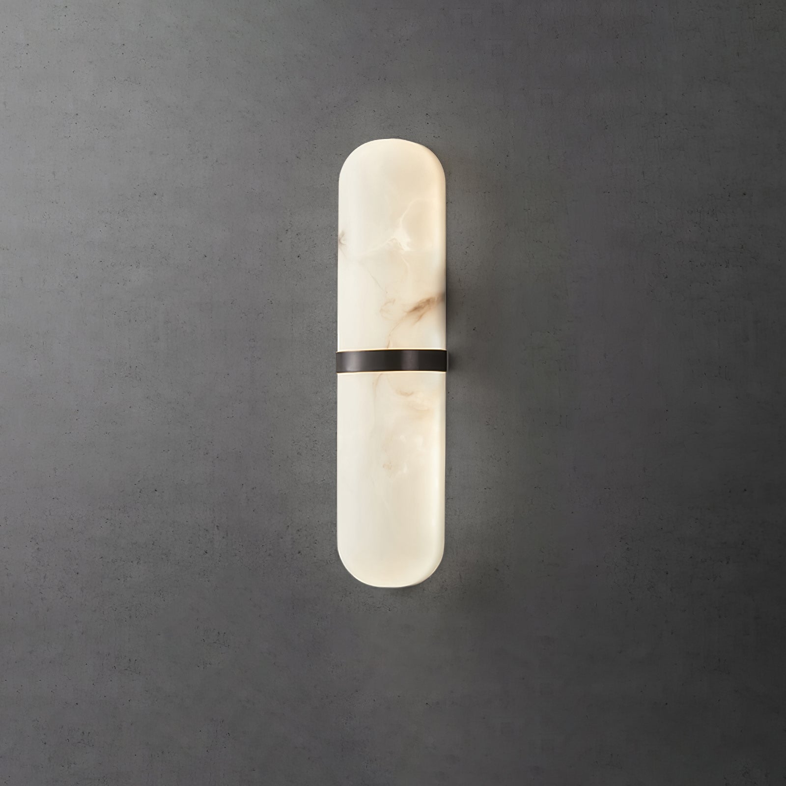 Vitheion Minimalist Alabaster Wall Light - Blowlighting