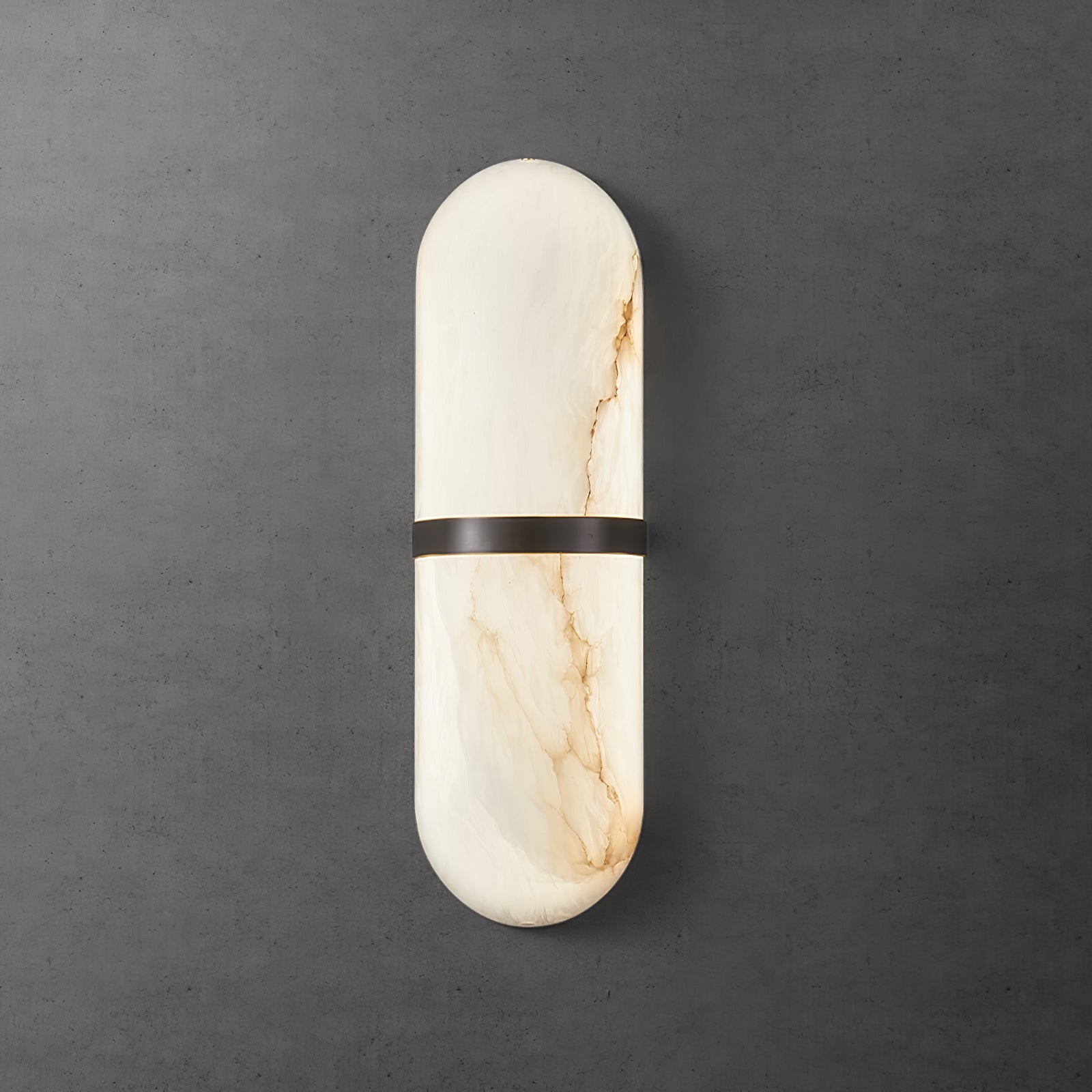 Vitheion Minimalist Alabaster Wall Light - Blowlighting
