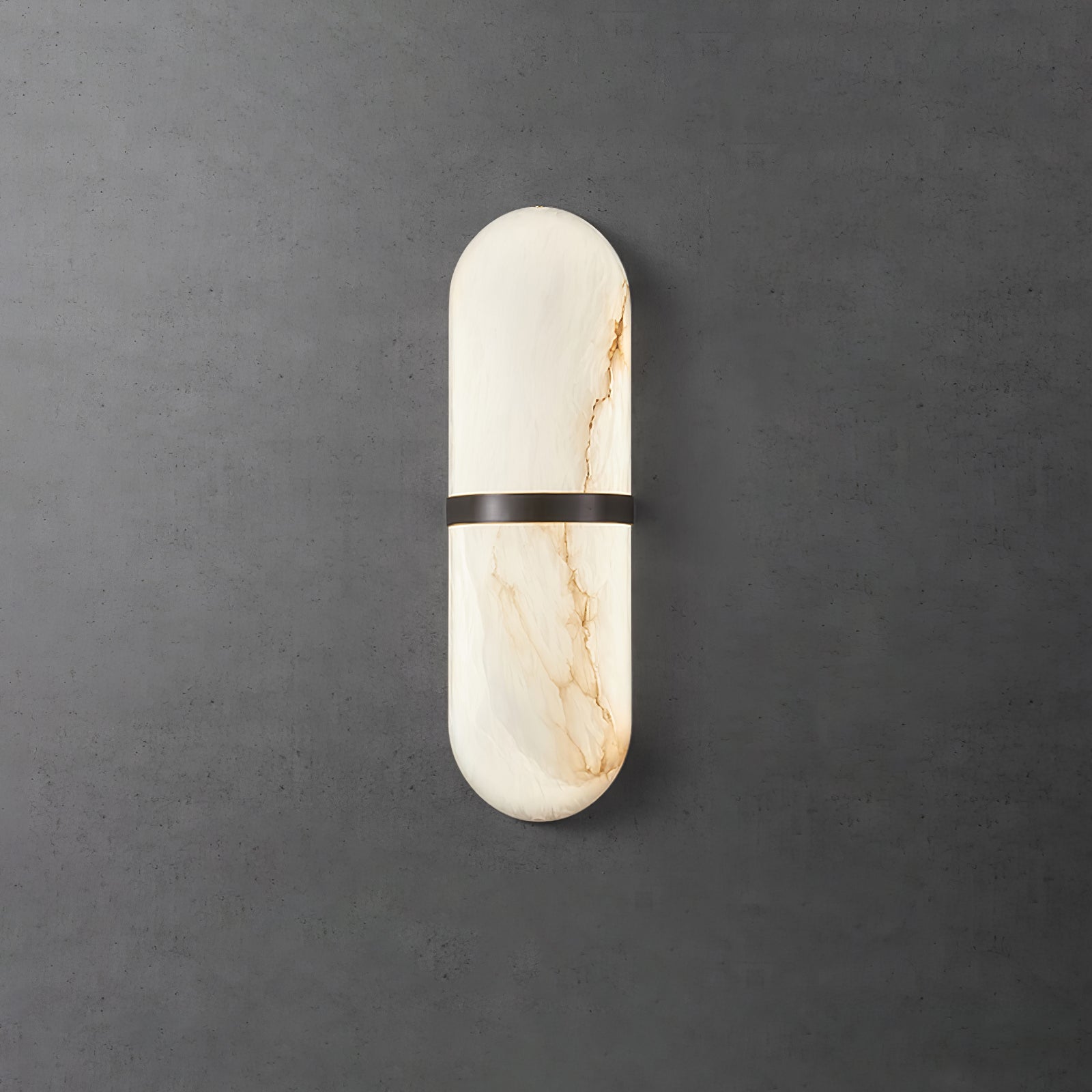 Vitheion Minimalist Alabaster Wall Light - Blowlighting