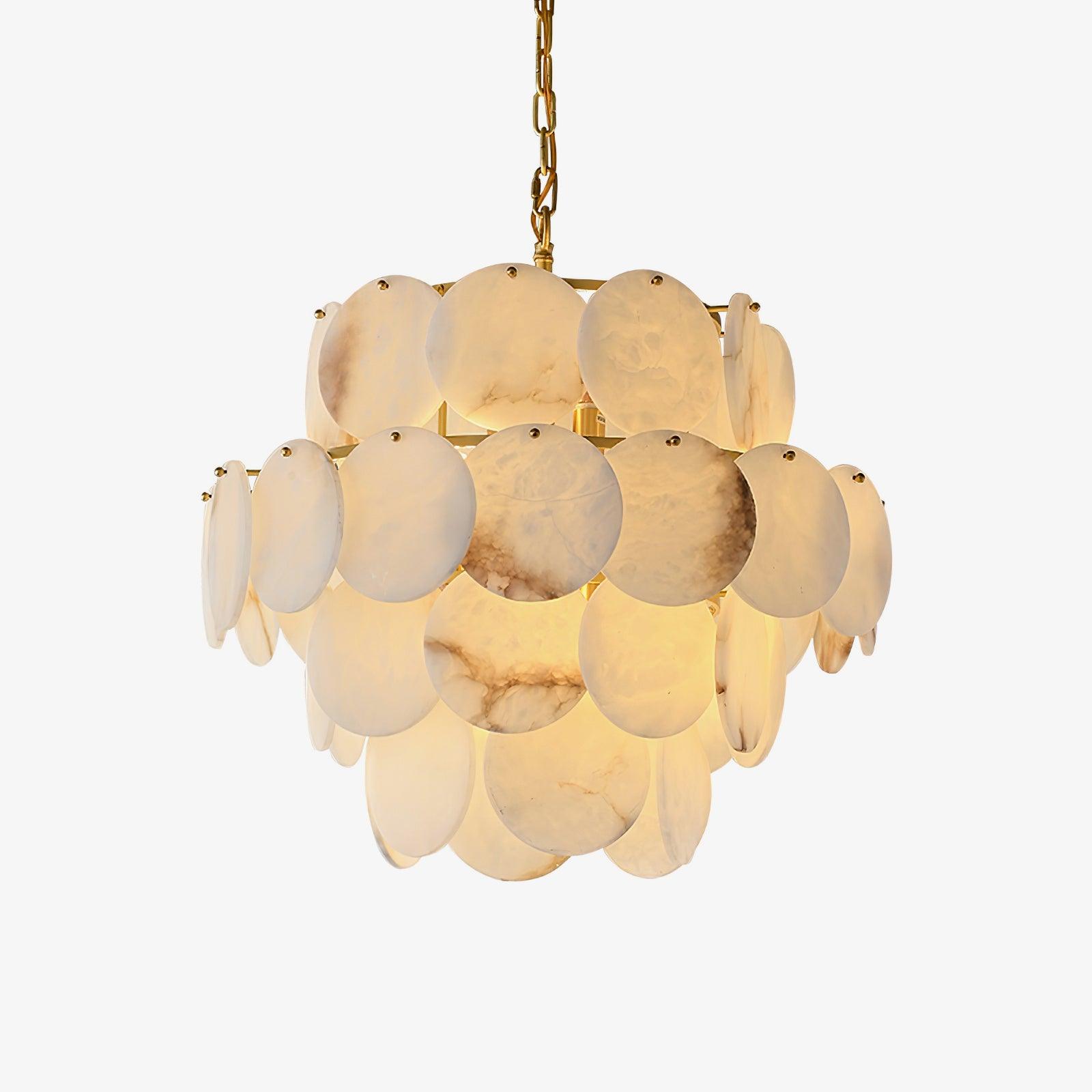 Ulorir Alabaster Chandelier - Blowlighting