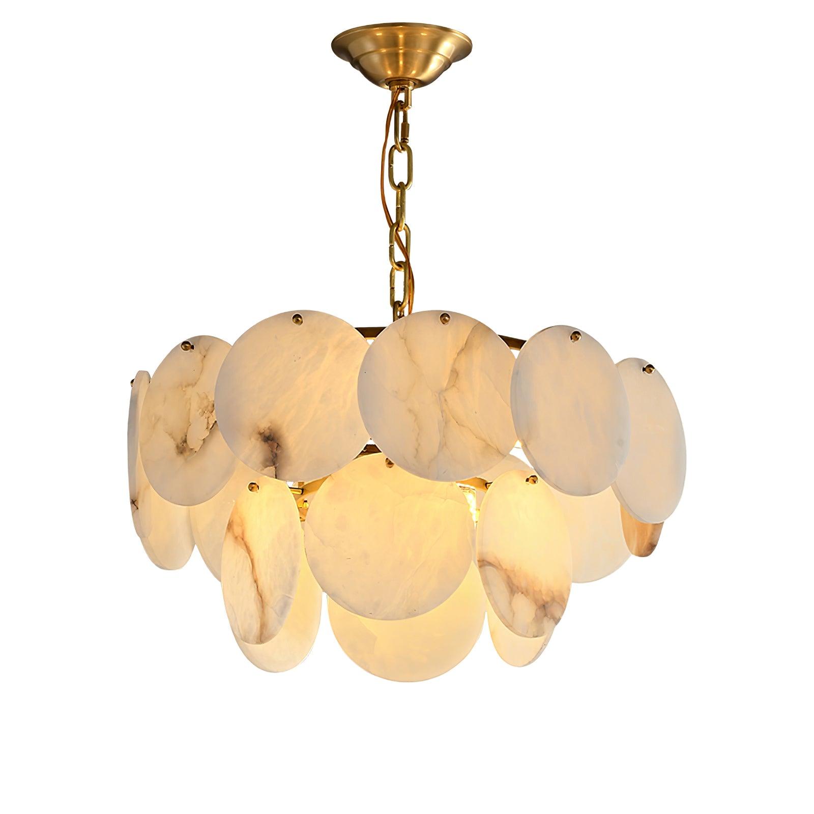 Ulorir Alabaster Chandelier - Blowlighting