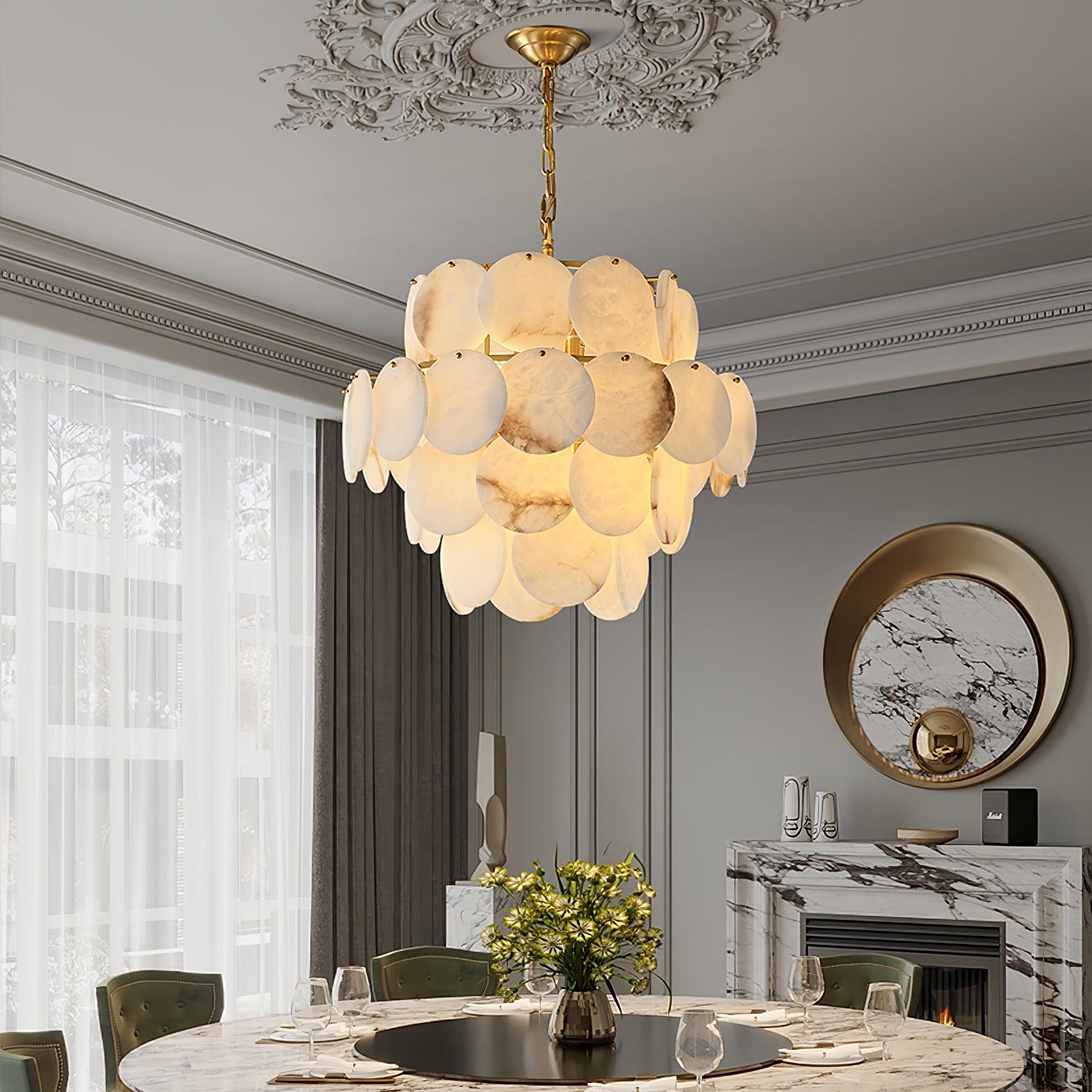 Ulorir Alabaster Chandelier - Blowlighting