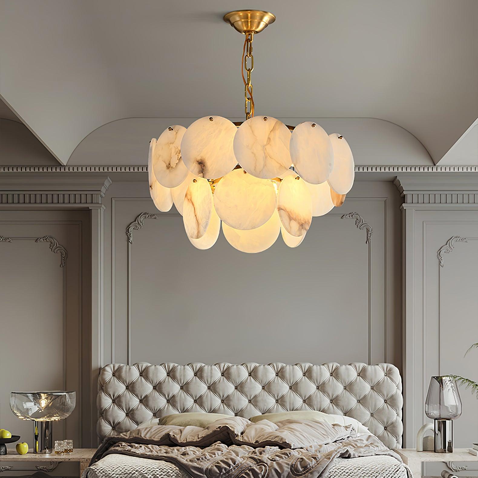 Ulorir Alabaster Chandelier - Blowlighting