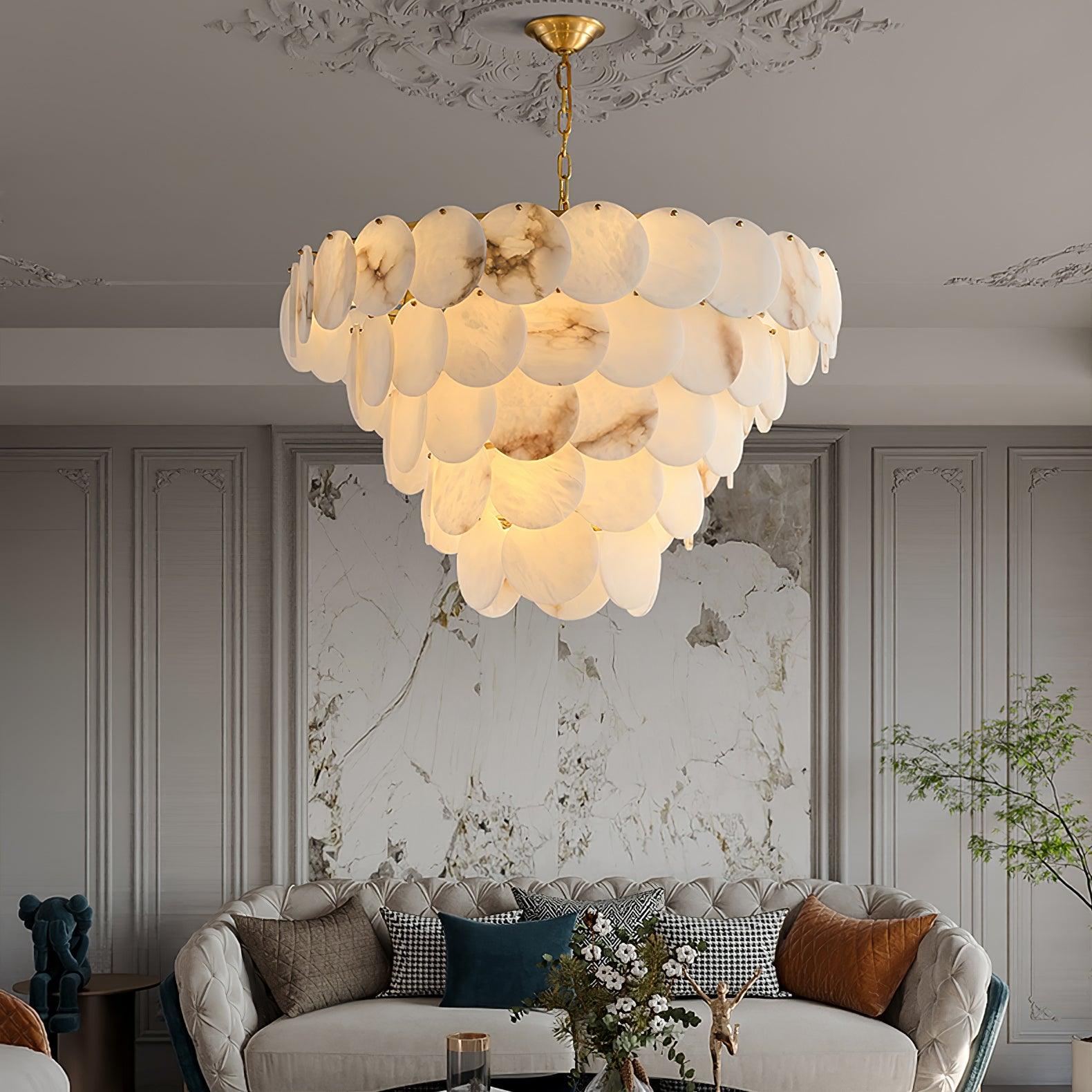 Ulorir Alabaster Chandelier - Blowlighting