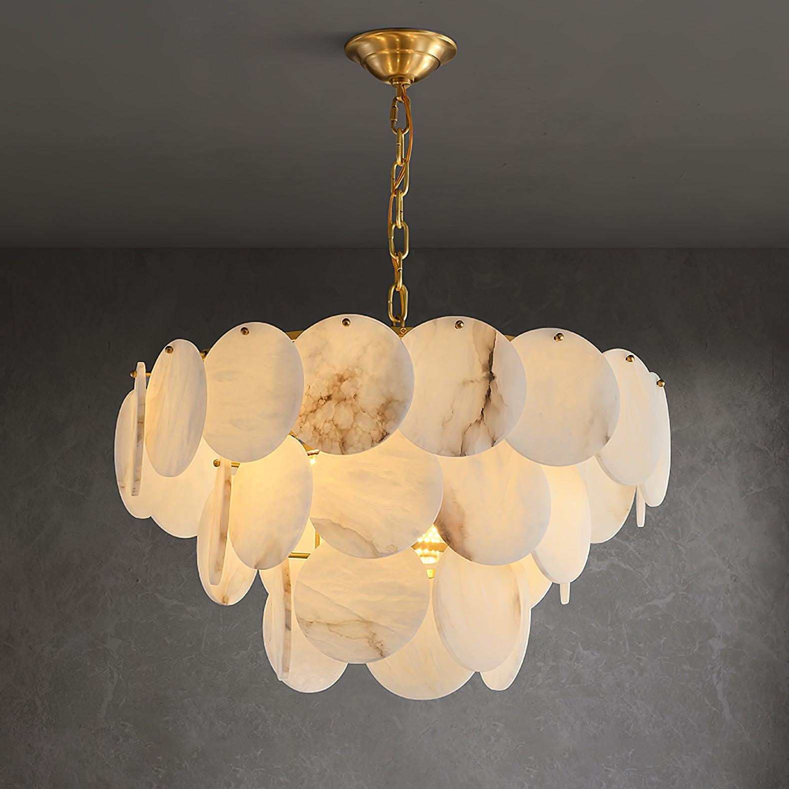 Ulorir Alabaster Chandelier - Blowlighting