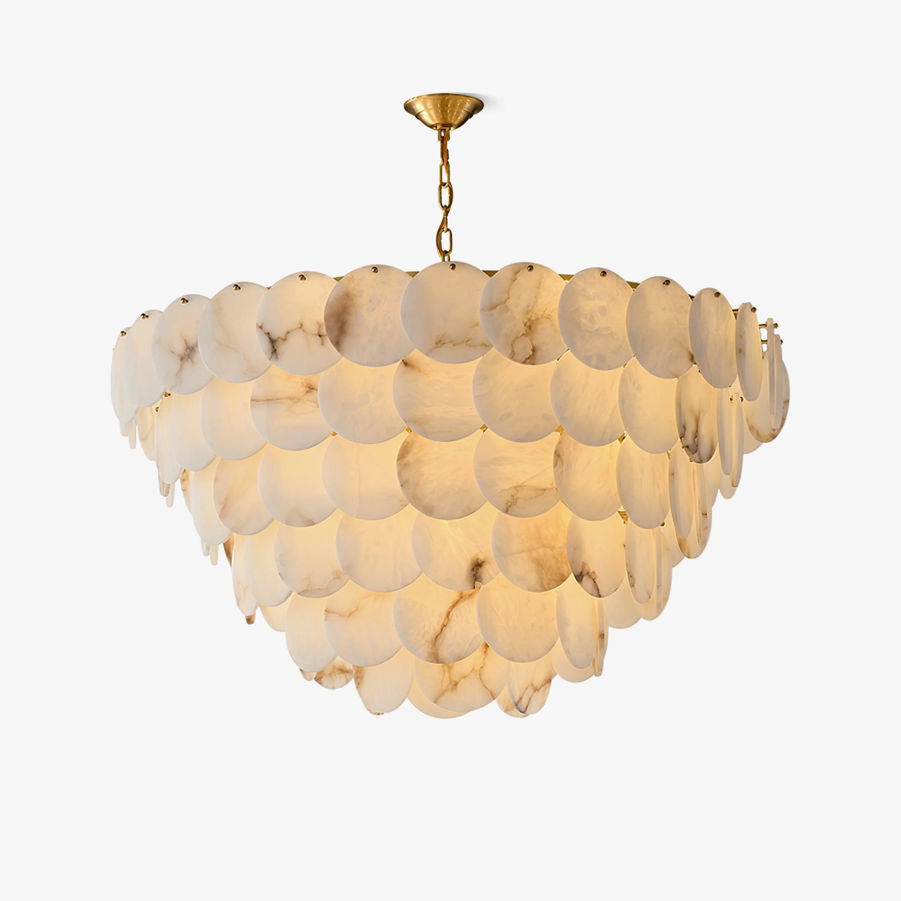 Ulorir Alabaster Chandelier - Blowlighting