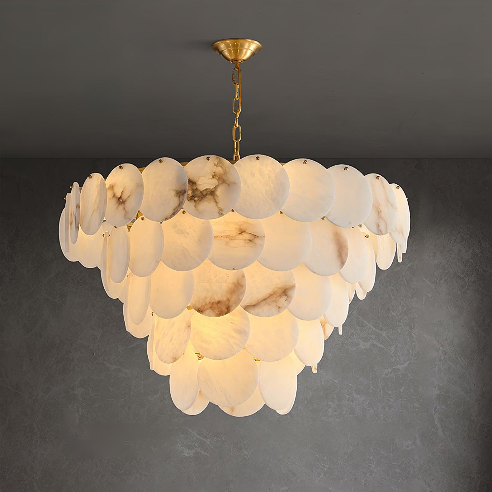 Ulorir Alabaster Chandelier - Blowlighting