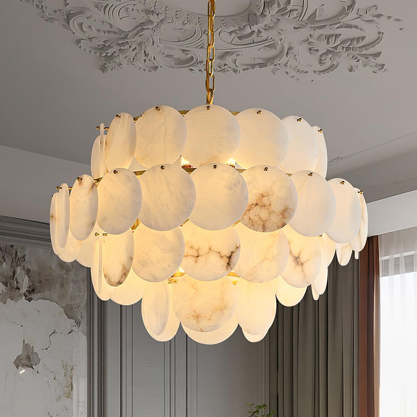 Ulorir Alabaster Chandelier - Blowlighting
