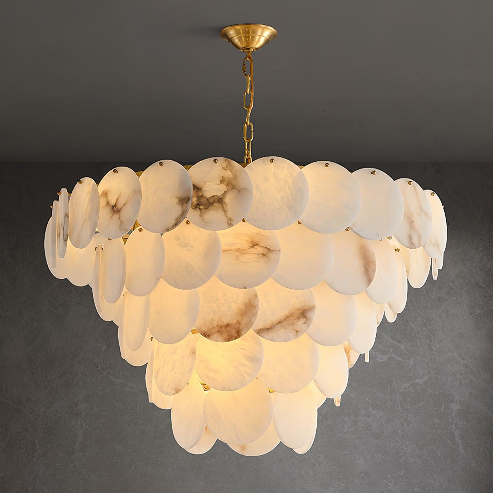 Ulorir Alabaster Chandelier - Blowlighting