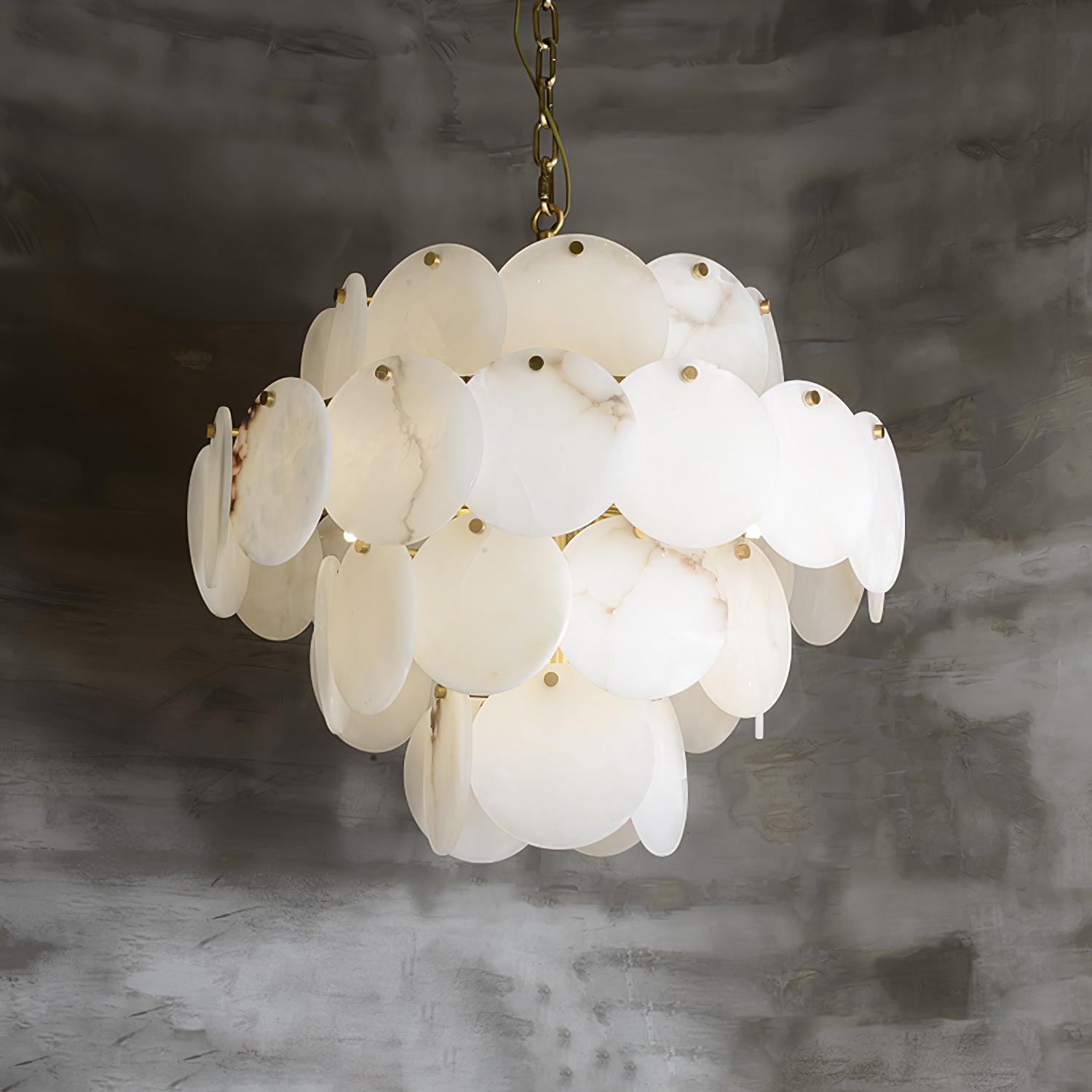 Ulorir Alabaster Chandelier - Blowlighting