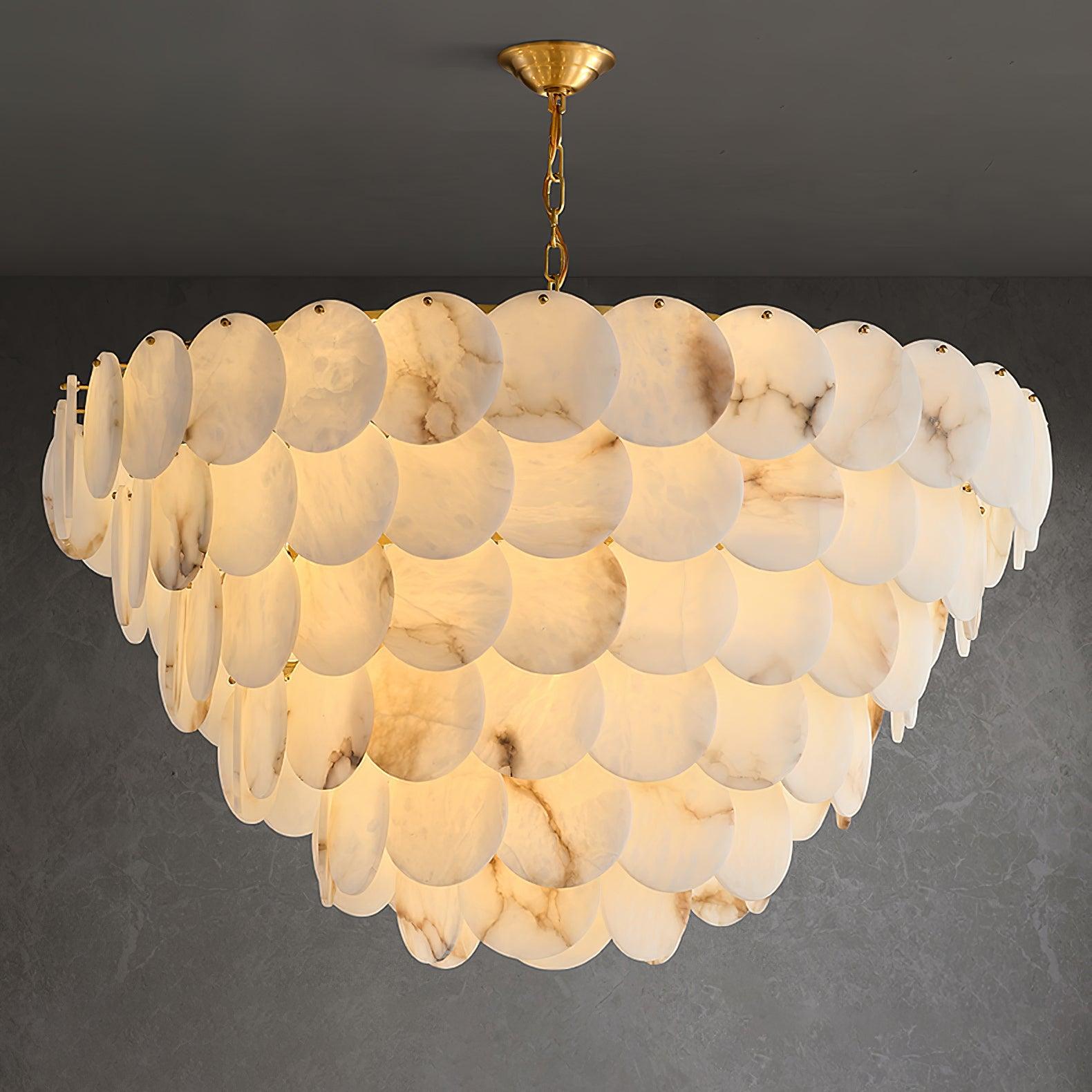 Ulorir Alabaster Chandelier - Blowlighting