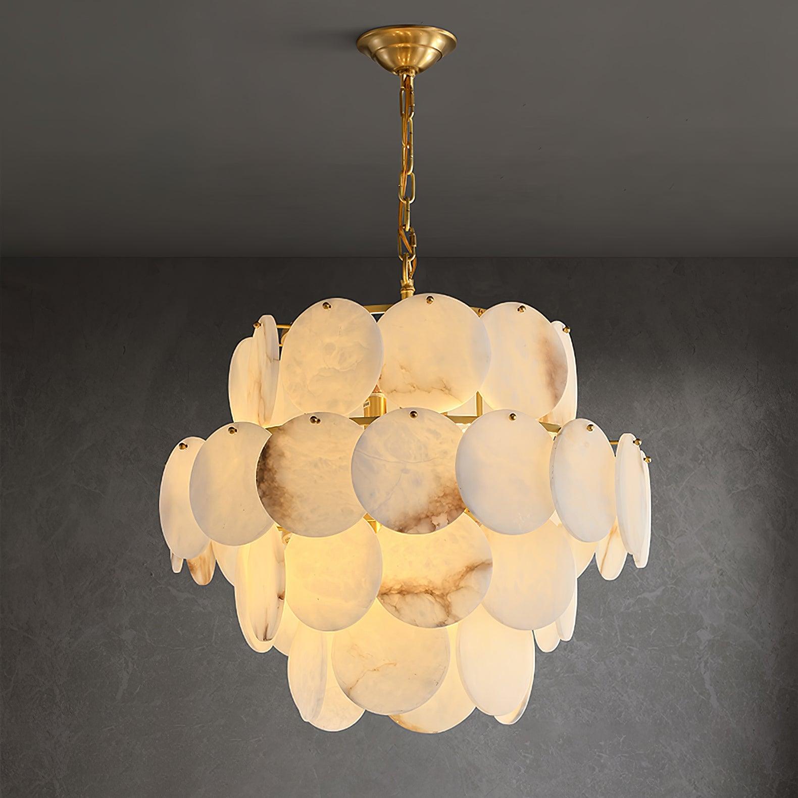 Ulorir Alabaster Chandelier - Blowlighting