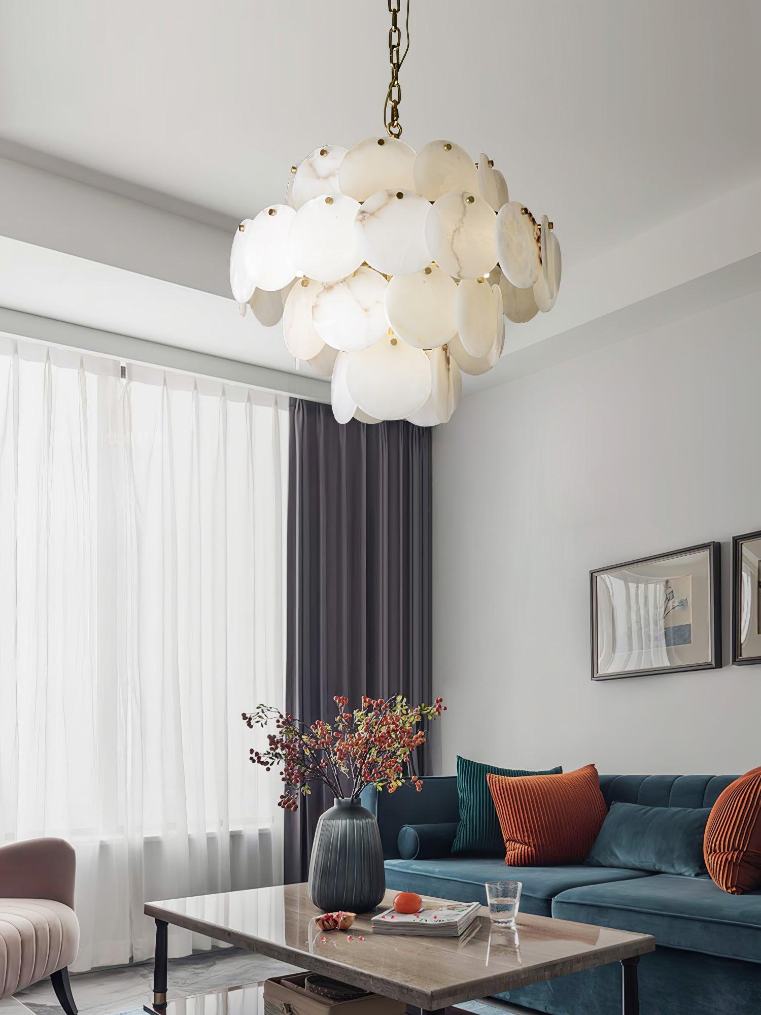 Ulorir Alabaster Chandelier - Blowlighting