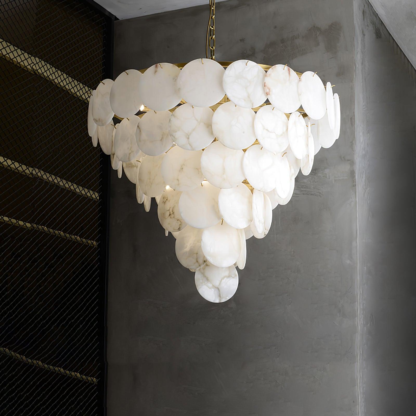 Ulorir Alabaster Chandelier - Blowlighting