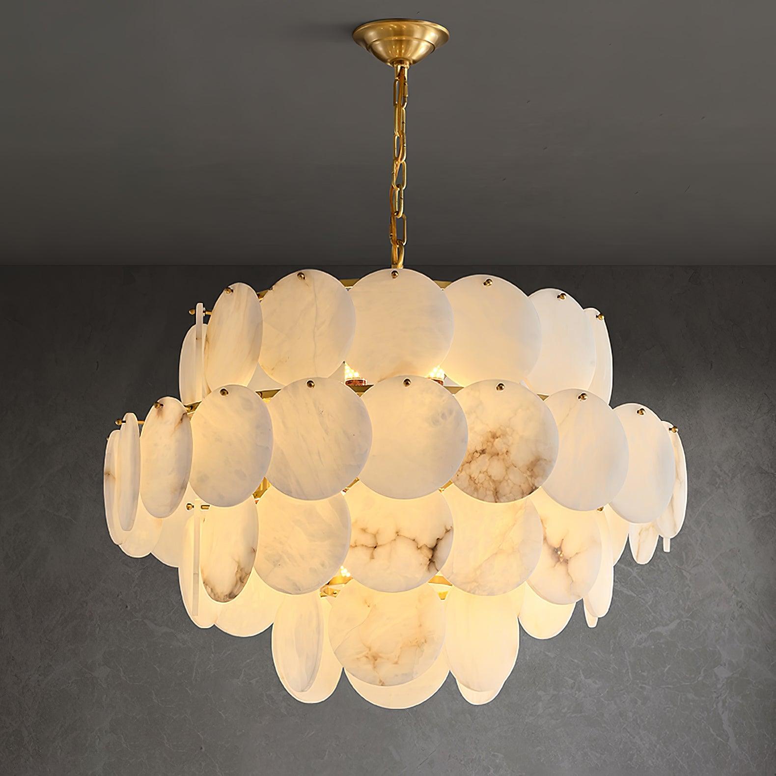 Ulorir Alabaster Chandelier - Blowlighting