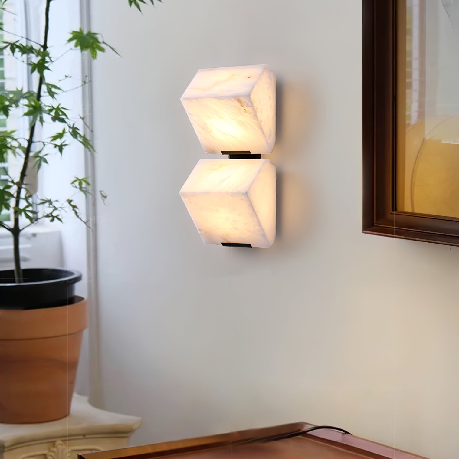 Dione Alabaster Wall Lamp - Blowlighting
