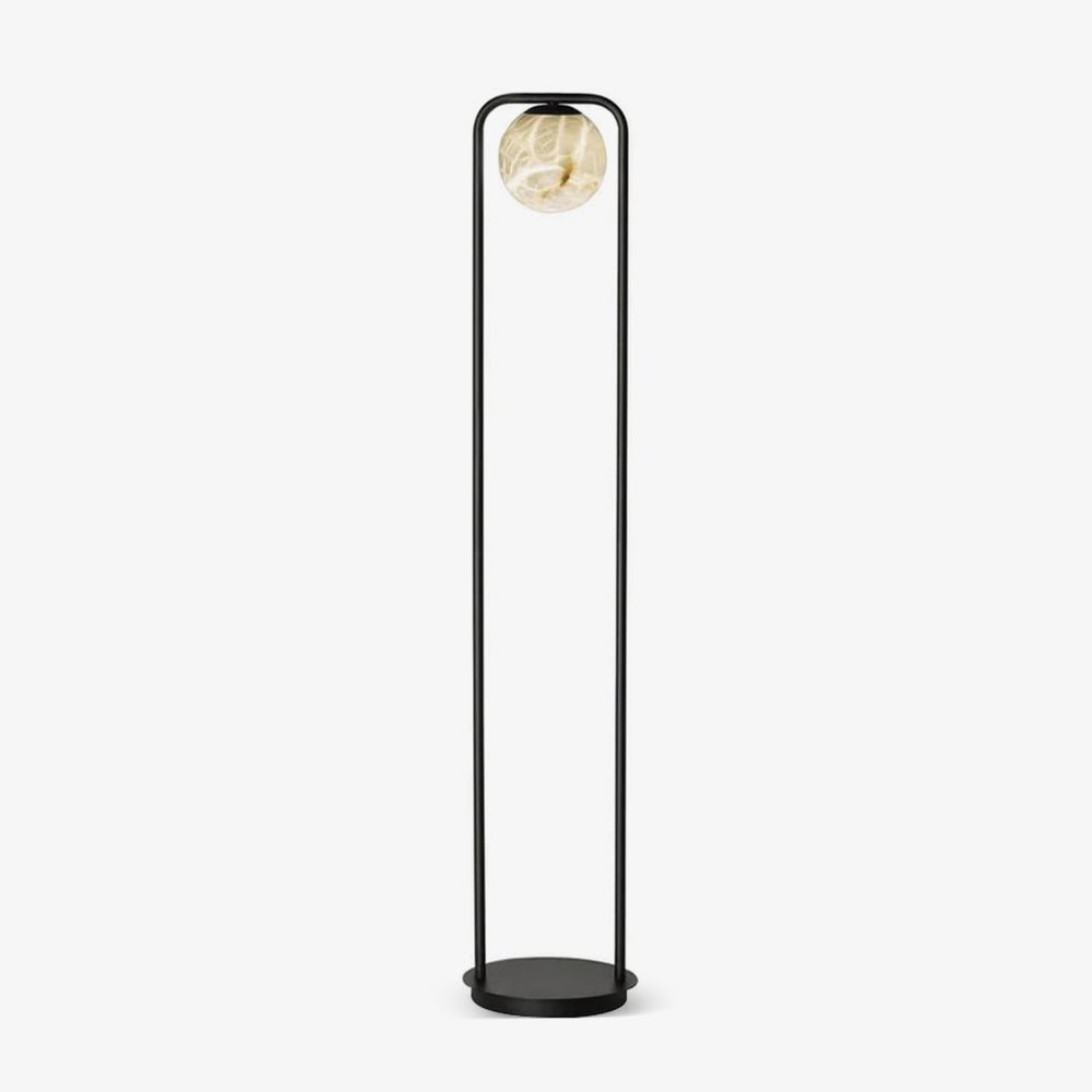 Callista Minimalist Alabaster Floor Lamp - Blowlighting