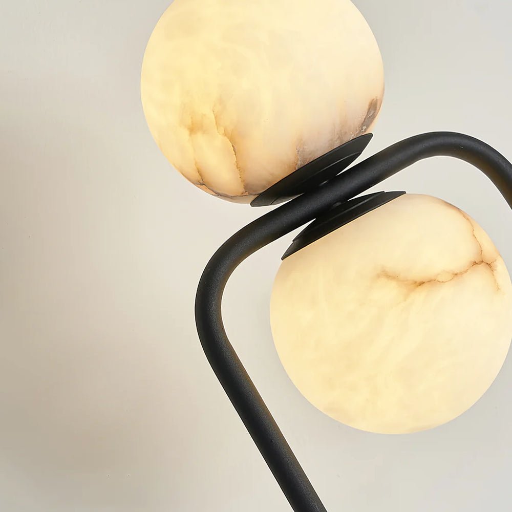 Callista Minimalist Alabaster Floor Lamp - Blowlighting