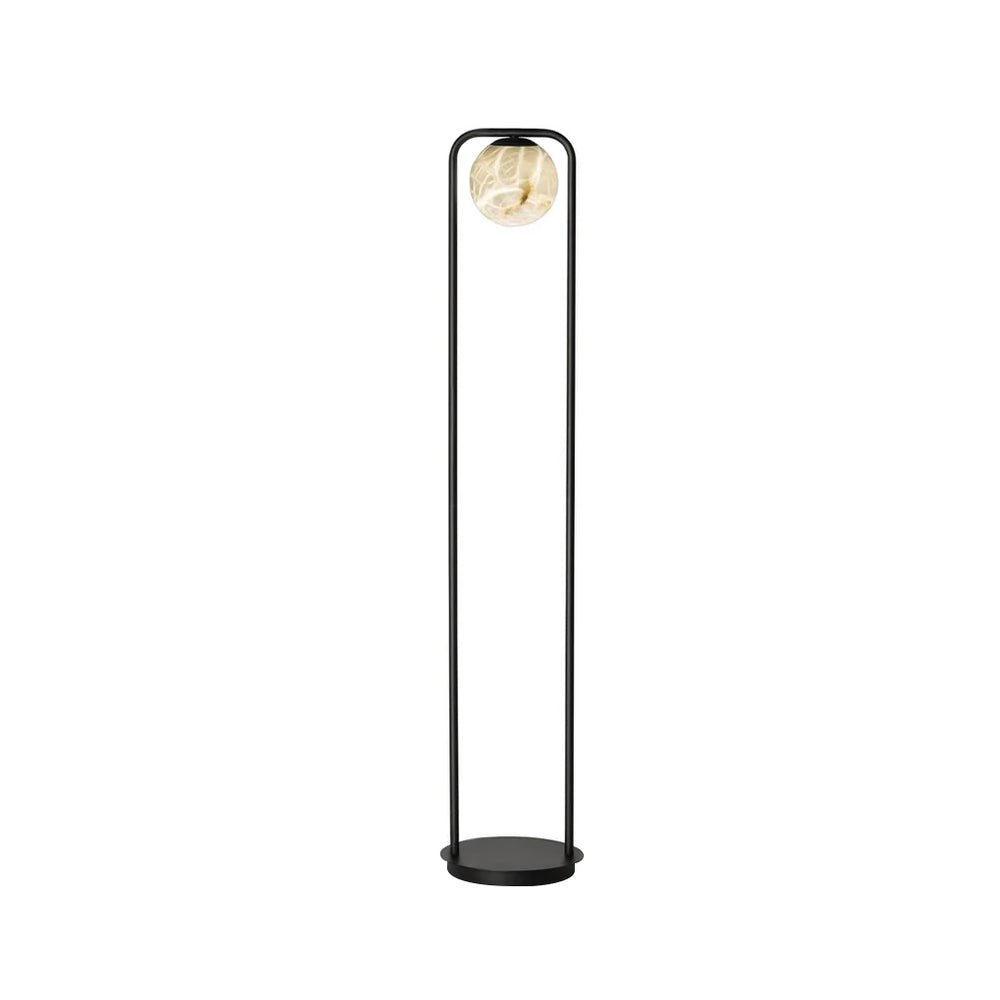 Callista Minimalist Alabaster Floor Lamp - Blowlighting
