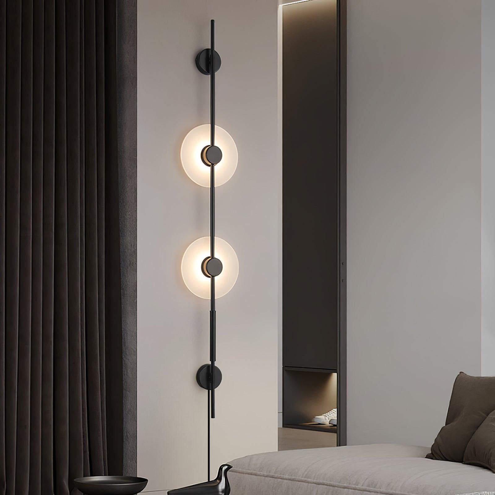 Edria Minimalist Alabaster Wall Light - Blowlighting