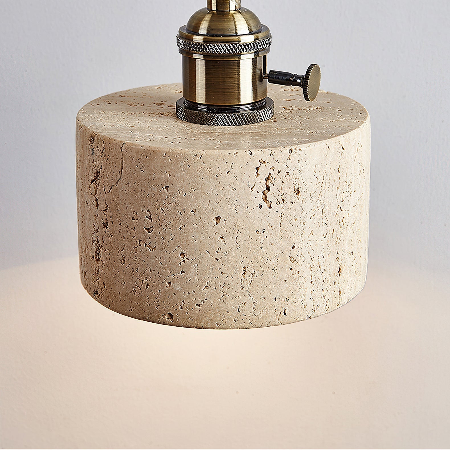 Alagusmo Wabi-Sabi Travertine Pendant Light