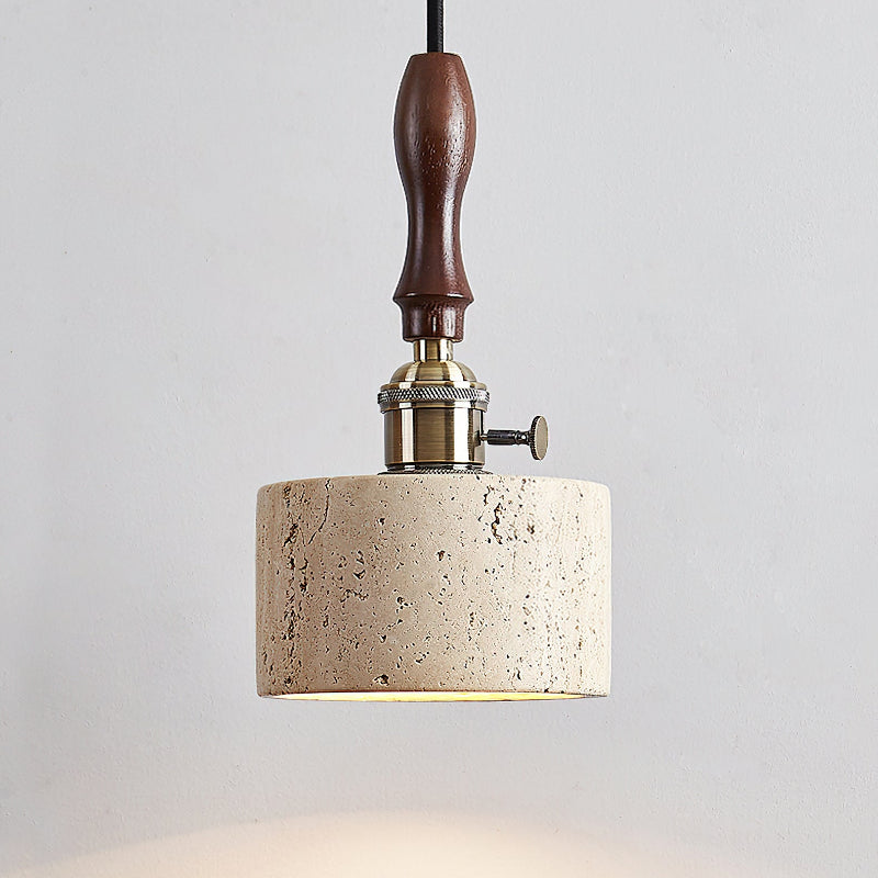 Alagusmo Wabi-Sabi Travertine Pendant Light