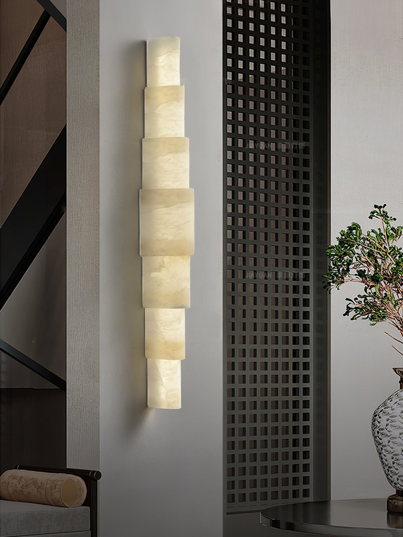 Evsileth Alabaster Wall Light - Blowlighting