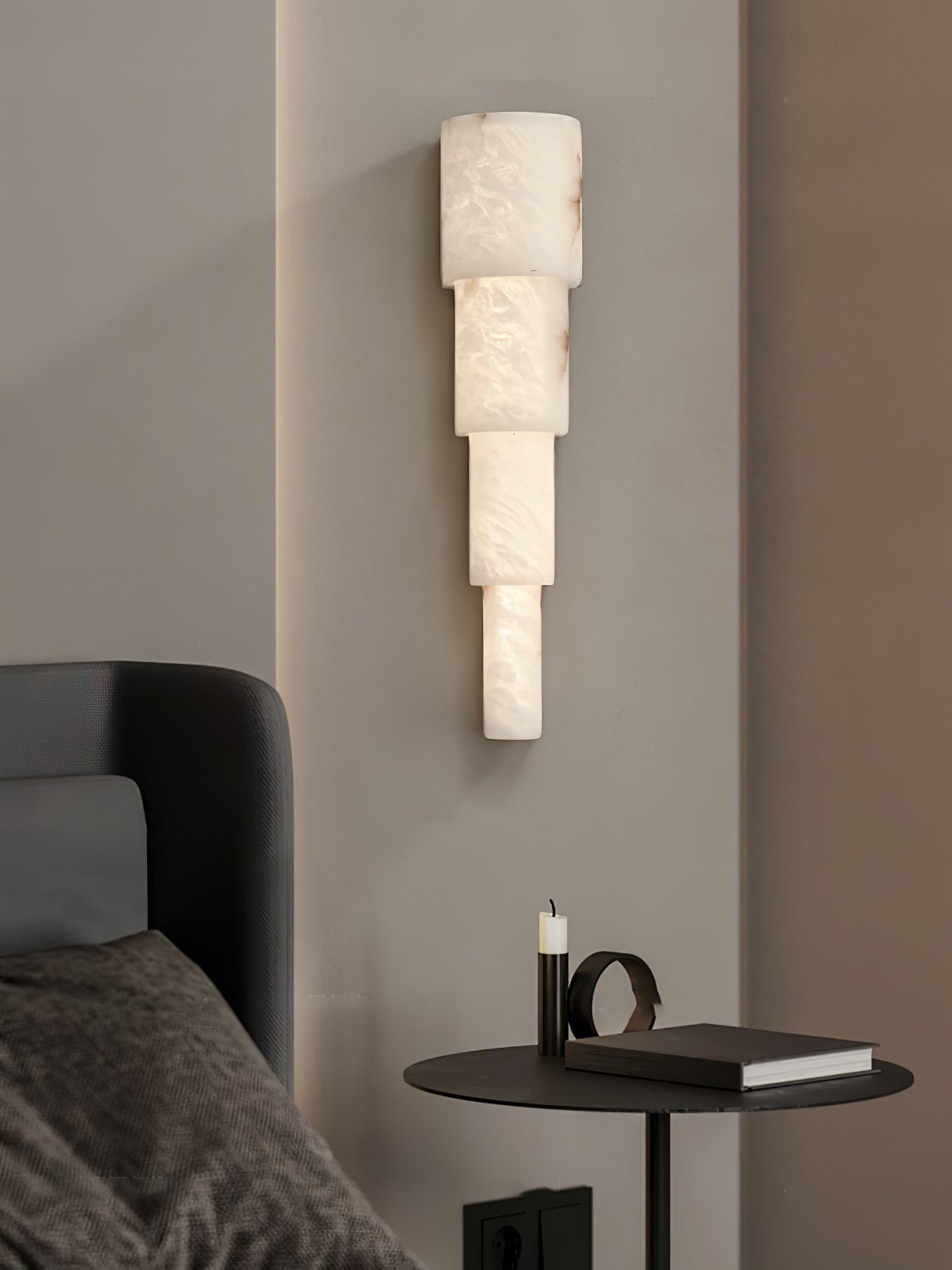 Evsileth Alabaster Wall Light - Blowlighting