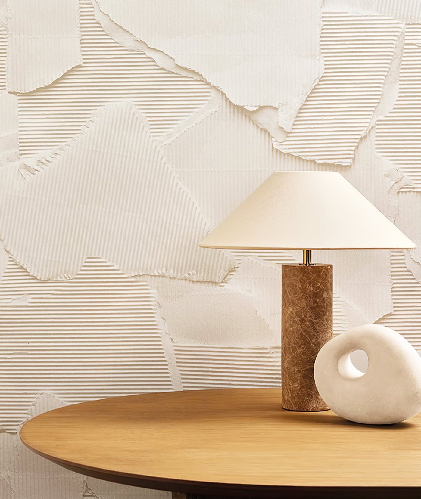 Alba Stone Table Lamp - Blowlighting