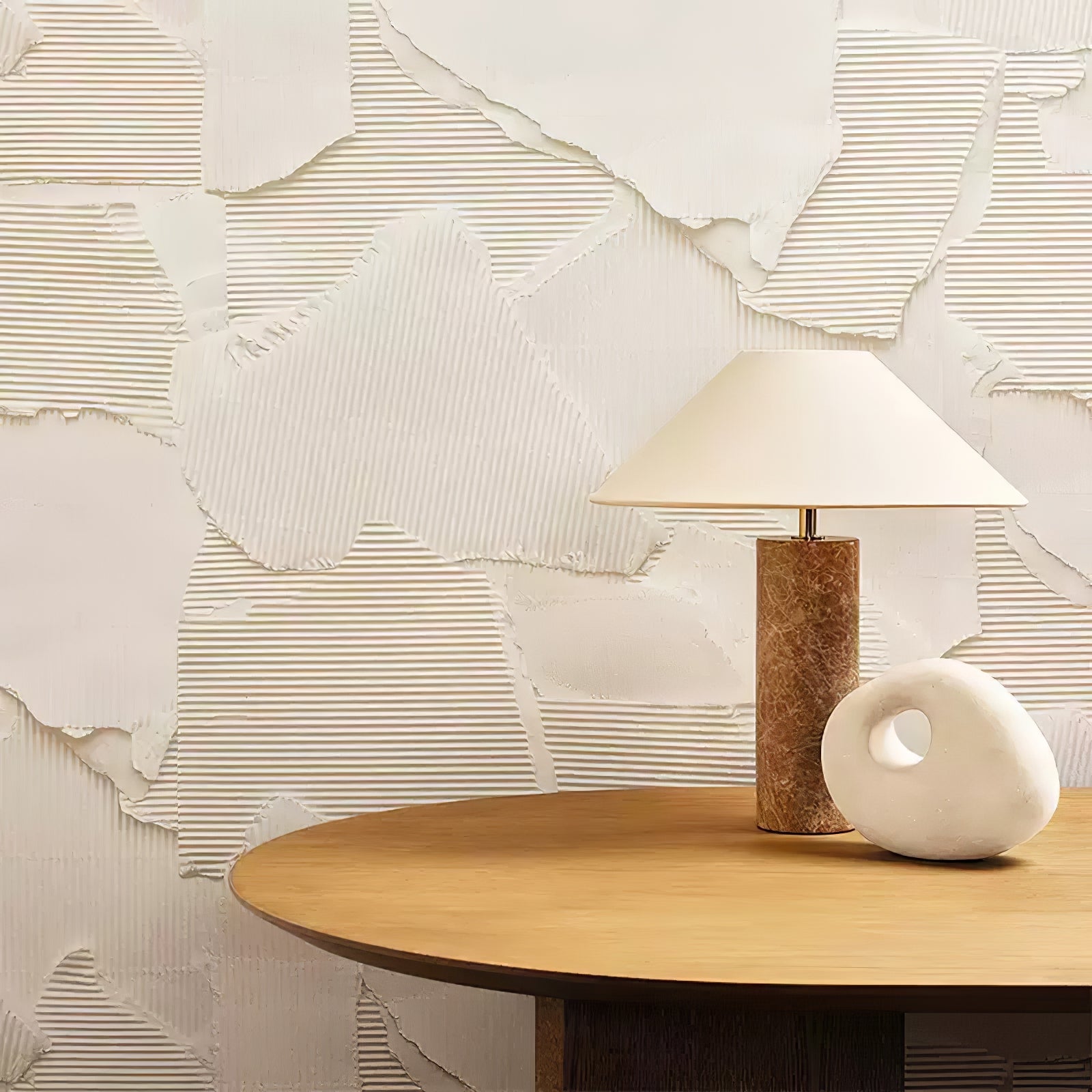 Alba Stone Table Lamp - Blowlighting