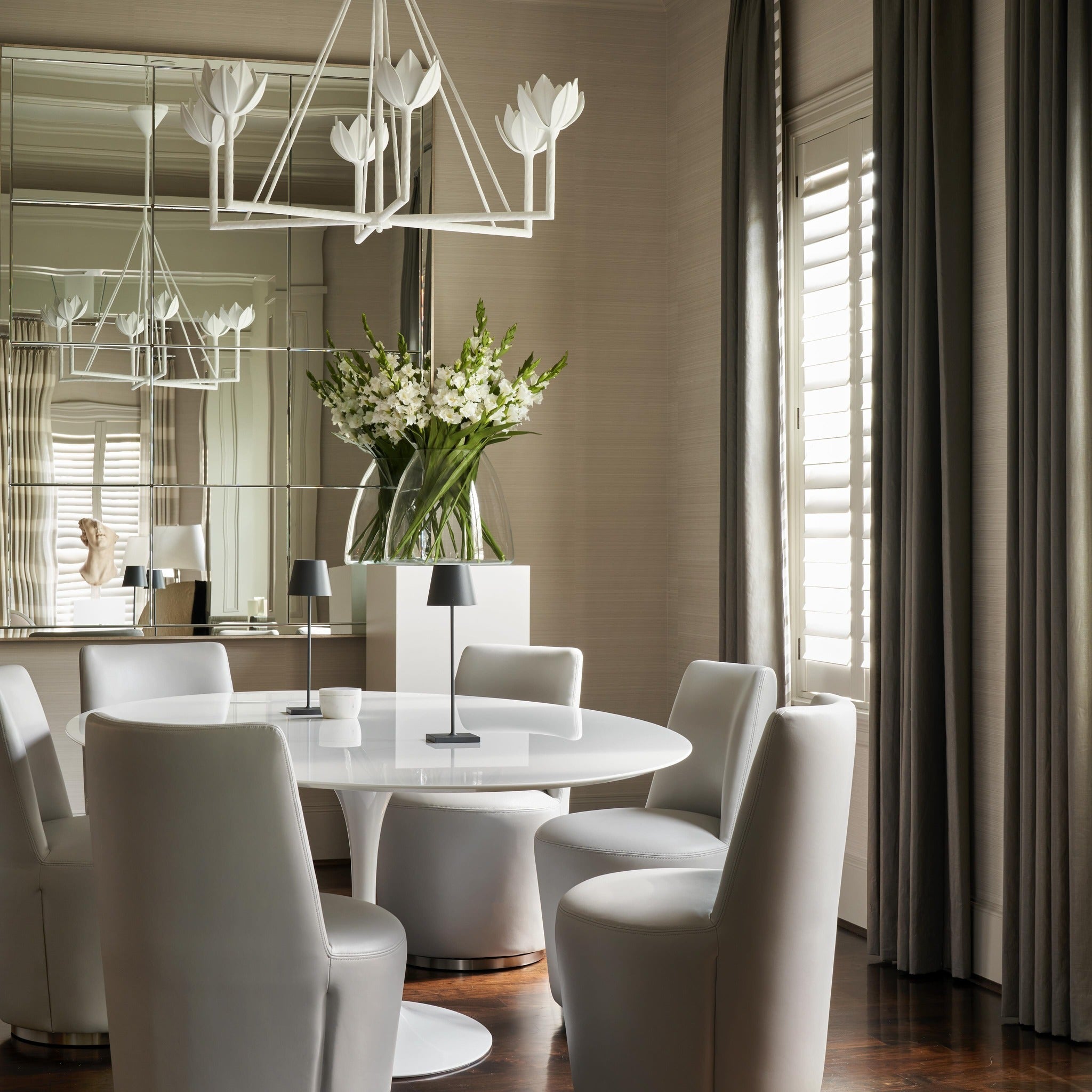 Alberto Vintage Brass Chandelier