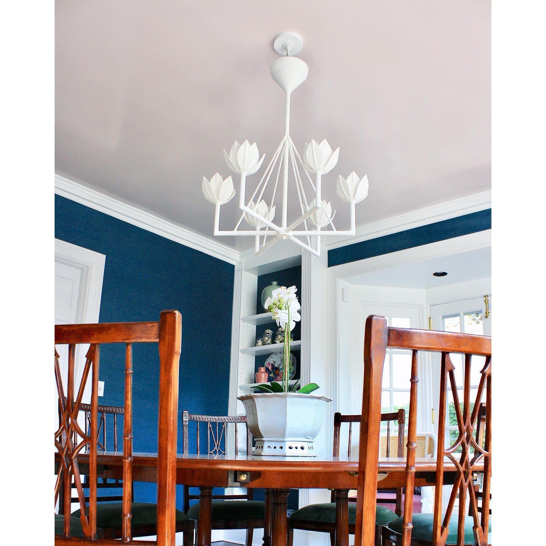 Alberto Vintage Brass Chandelier