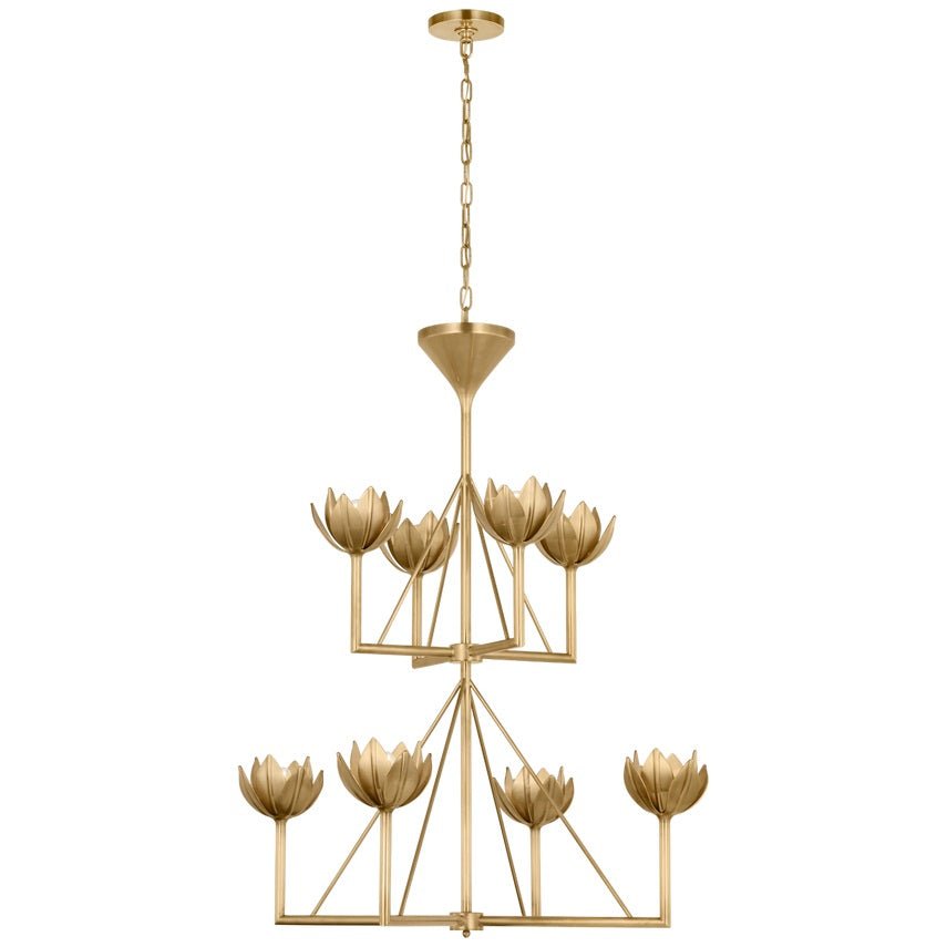 Ulmaris Floral Metal Chandelier - Blowlighting