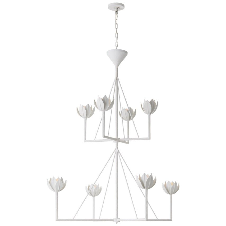Ulmaris Floral Metal Chandelier - Blowlighting