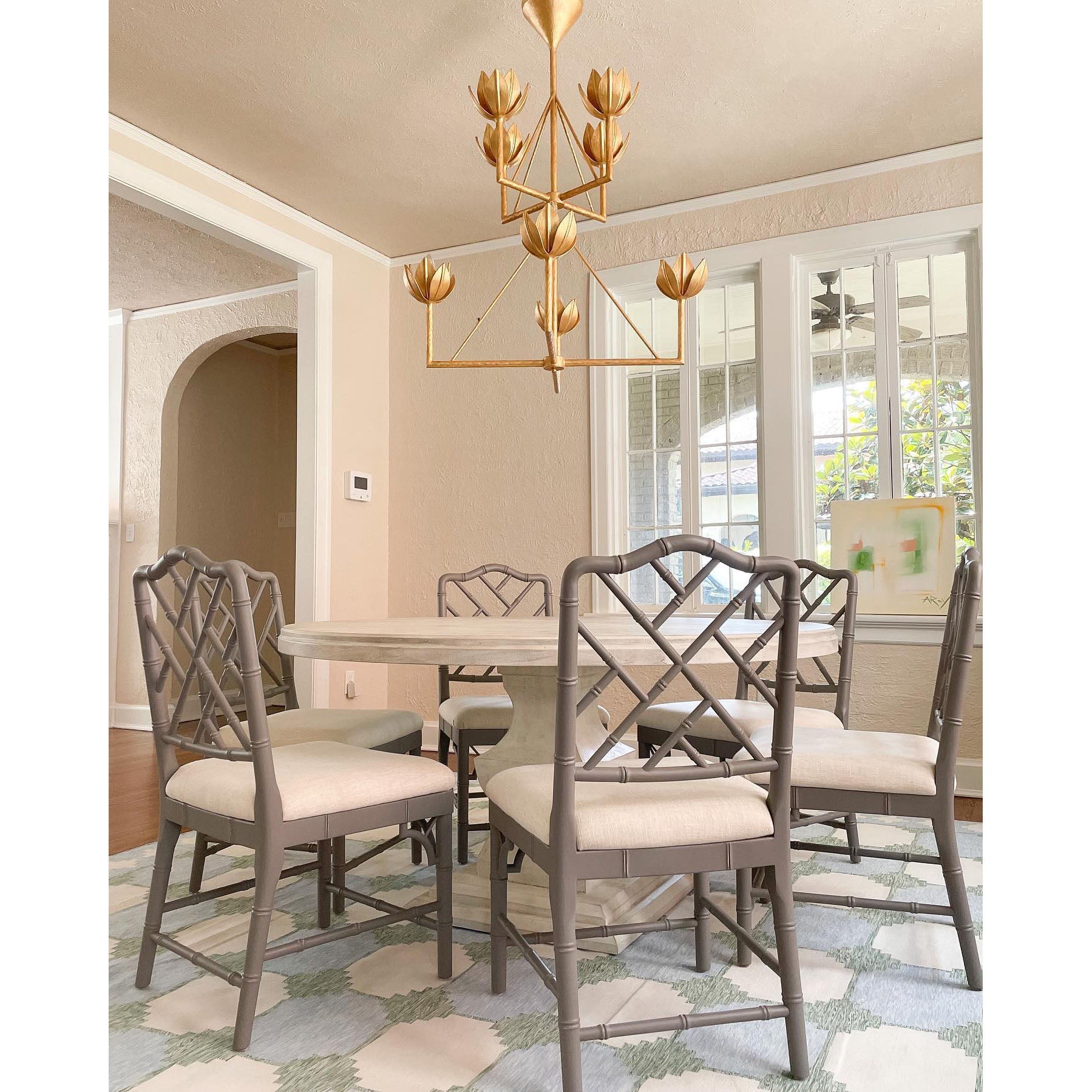Ulmaris Floral Metal Chandelier - Blowlighting