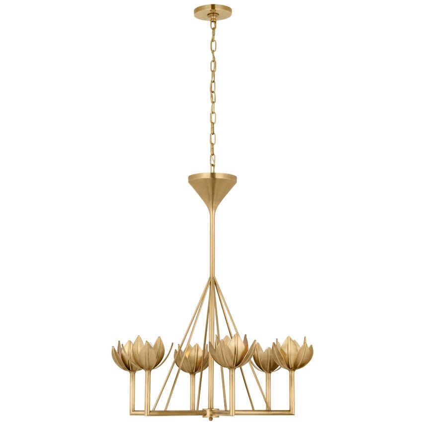 Ulmaris Floral Metal Chandelier - Blowlighting