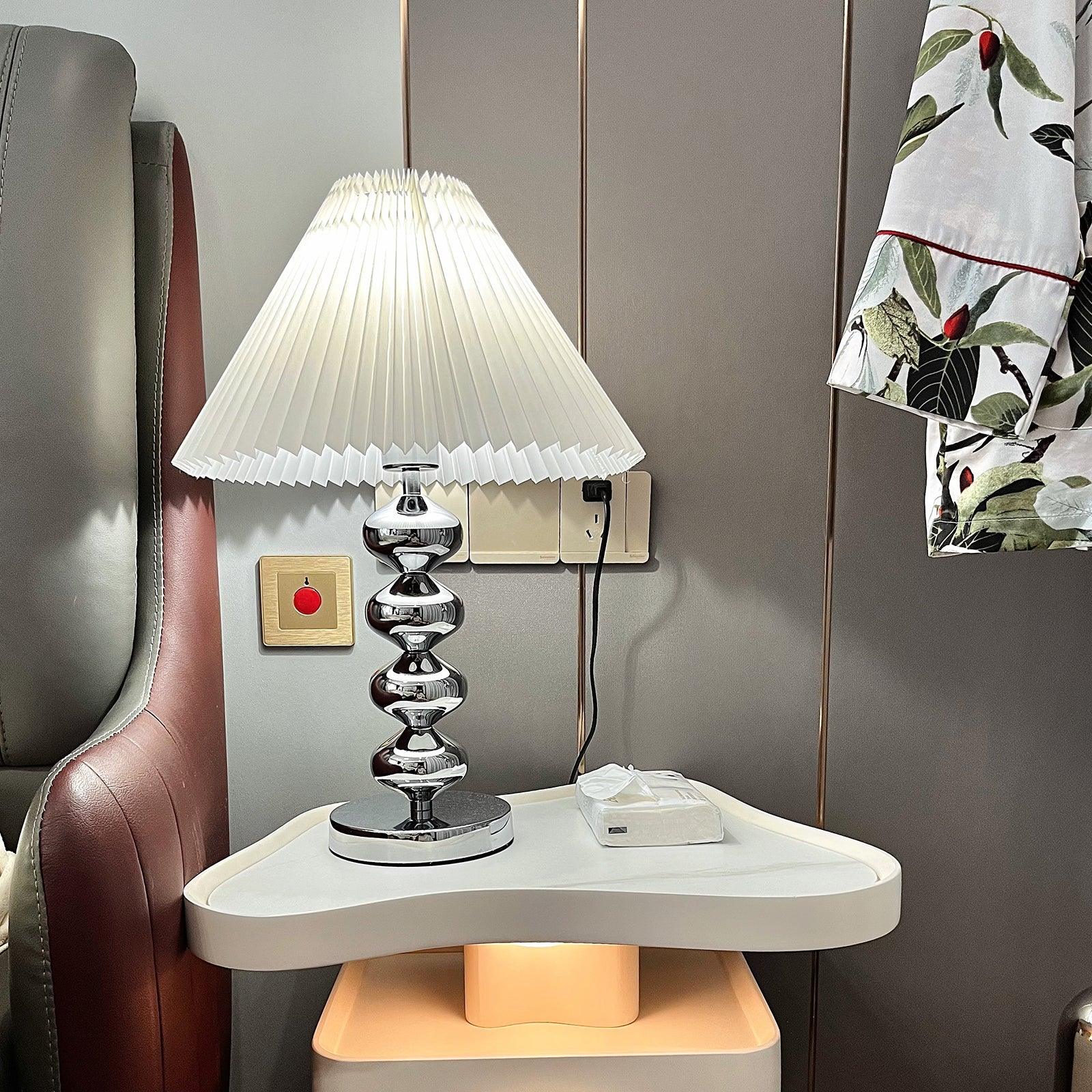 Aleisha Pleated Table Lamp - Blowlighting