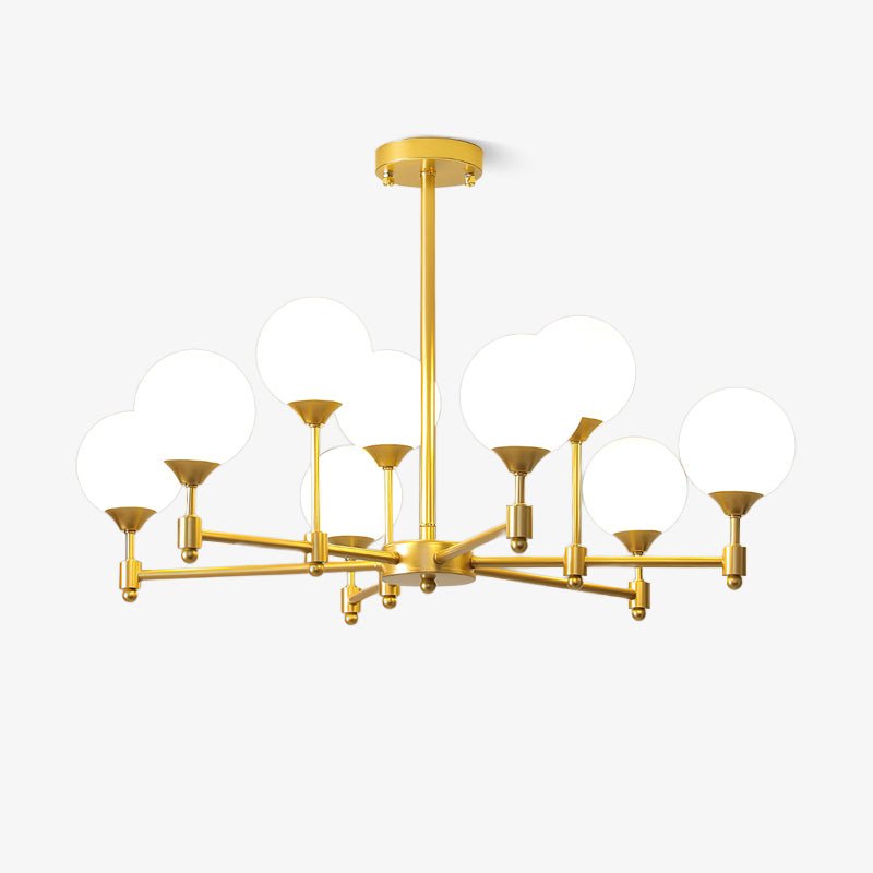 Solara Elegant Glass Chandelier - Blowlighting