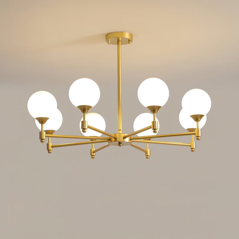 Solara Elegant Glass Chandelier - Blowlighting