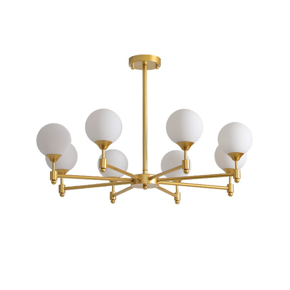 Solara Elegant Glass Chandelier - Blowlighting