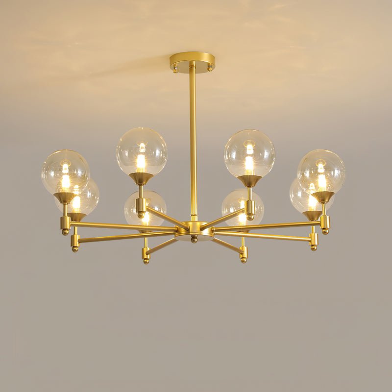 Solara Elegant Glass Chandelier - Blowlighting