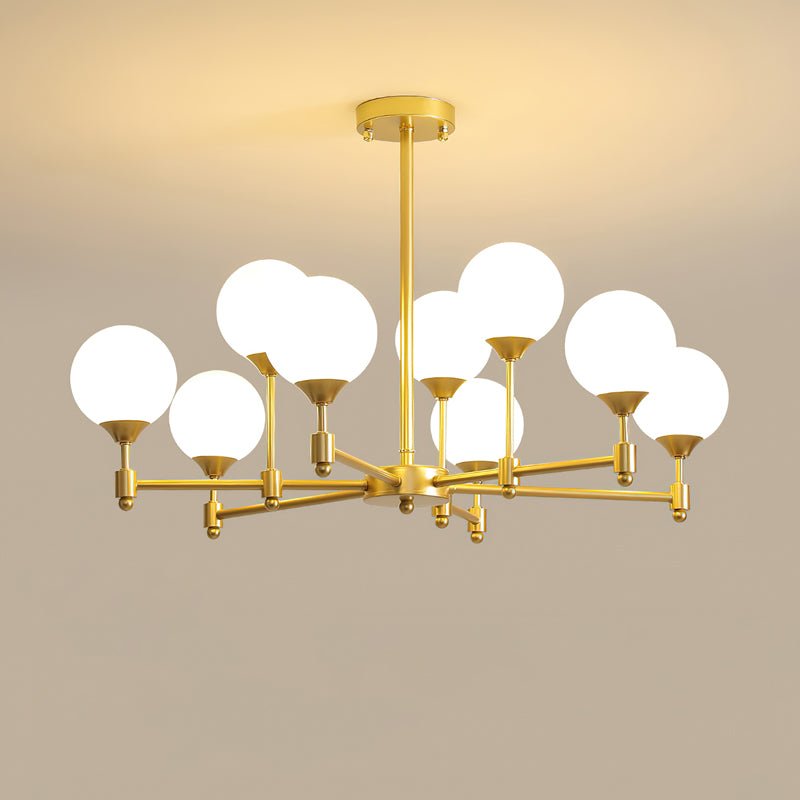 Solara Elegant Glass Chandelier - Blowlighting