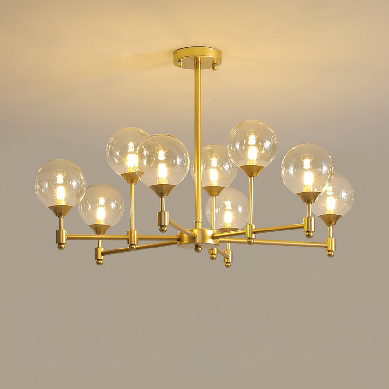 Solara Elegant Glass Chandelier - Blowlighting