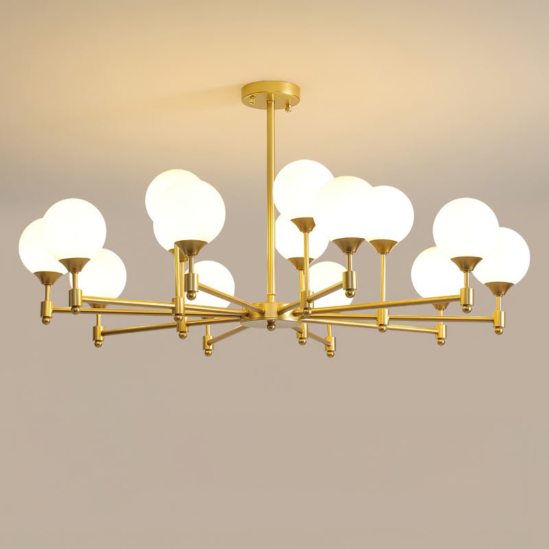 Solara Elegant Glass Chandelier - Blowlighting
