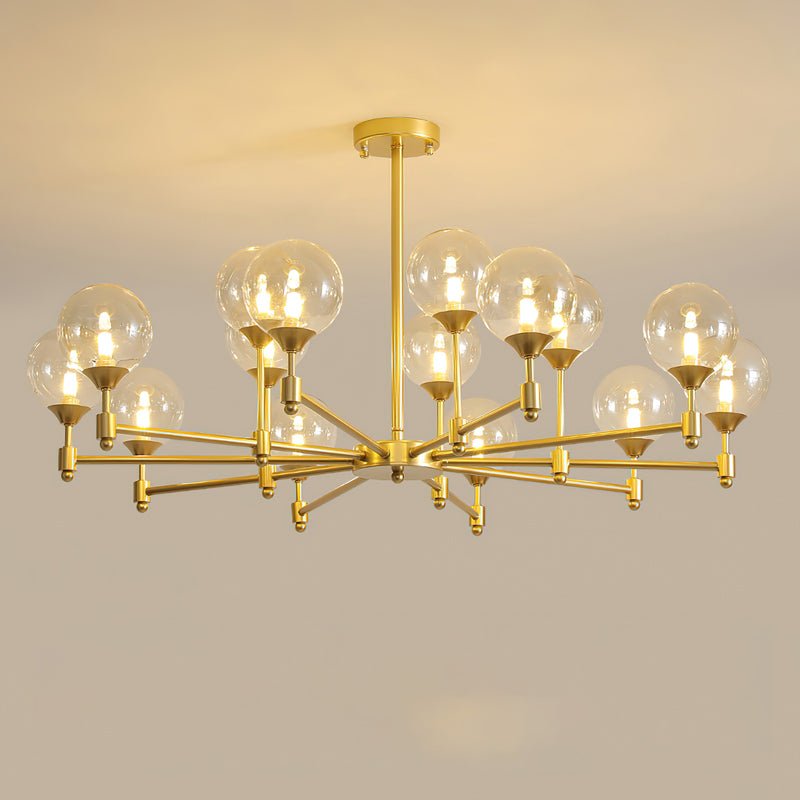 Solara Elegant Glass Chandelier - Blowlighting