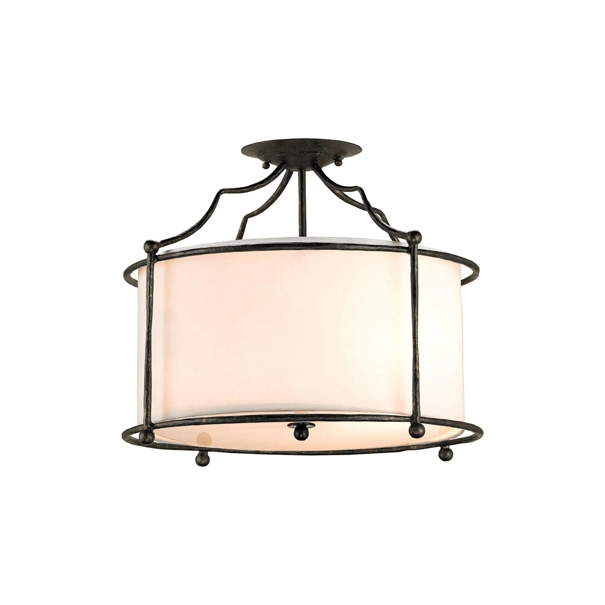 Alexa Scandinavian Brass Ceiling Light